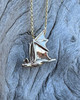 Soaring Bat Charm - 14k Gold