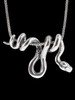 Vine Snake Pendant - Silver