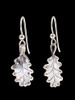 Silver Oak Leaf and Acorn Earrings