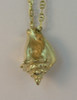 Conch Shell Charm - 14k Gold