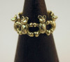 14K Gold Teddy Bear Ring