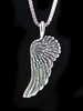 Guardian Angel Wing Charm - Silver