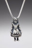 Alice in Wonderland Charm - Silver