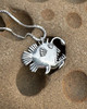 Small Angler Fish Charm - Sterling Silver