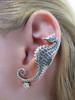 Seahorse Ear Cuff - Silver