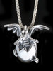 Large Hatchling Dragon Pendant - Silver Large Hatchling Dragon Pendant - Silver