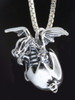 Large Hatchling Dragon Pendant - Silver Large Hatchling Dragon Pendant - Silver