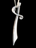 Cutlass Sword Charm - Silver