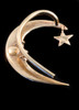 Crescent Moon Ear Wrap - Bronze