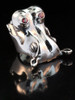 Henrietta Hippo Ring With Garnets