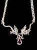 Eternity Dragons with Blue Topaz - Silver 