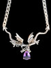 Eternity Dragons with Blue Topaz - Silver 