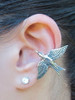 Mocking Jay Ear Cuff in Silver