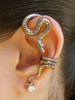 Bronze Python Ear Wrap