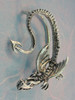 Silver Throne Dragon Ear Wrap