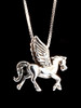 Pegasus Pendant inSterling Silver