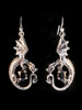 Oracle Dragon Earrings with Black Onyx