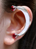 Celebrity Style - Crescent Ear Wrap with CZ's