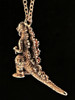 Bronze Godzilla Pendant