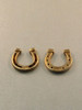 Good Luck Horseshoe Ear Cuff in Bronze