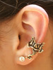 Lotus Dream Ear Cuff - Bronze