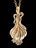 Large Garlic Pendant - Bronze