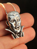 Dracula Pendant, sterling silver