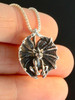 Cupped Winged Gargoyle Charm - Silver