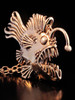 Large Bronze Angler Fish Pendant
