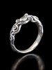 Tentacle Twist Ring in Sterling Silver