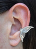 Whale Tail Ear Cuff - Silver