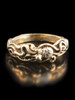 14K gold tentacle twist octopus ring, commitment ring, wedding ring