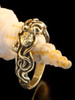 14K gold tentacle twist octopus ring, commitment ring, wedding ring