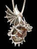 Lorgak Dragon Pendant  - Silver -SOLD