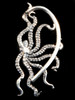 Octopus Ear Wrap in Sterling Silver