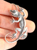 Iguana Pendant - Silver