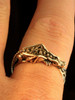 14k Gold Flame Dragon Ring