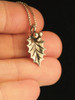 Holly Leaf Charm Pendant -14k Gold