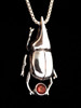 Rhinoceros Beetle with Mexican Fire Opal