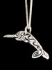 Sterling Silver Tribal Narwhale Charm