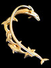 Dolphin Ear Wrap -14k gold vermeil