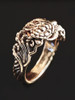 Wave Rider Sea Turtle Ring - 14K Gold