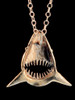 Jaws Shark Pendant in Bronze