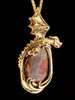 Dragon's Tear Opal Pendant in 18K Gold