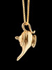 Gold Magic Lamp Charm in 14k Gold