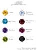 Gemstone Options for Large Spider Ring with Gemstone