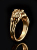 Bearded Dragon Lizard Ring in 14K Gold