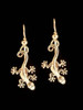 Jungle Jewel Gecko Earrings in 14K Gold