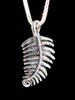 Jungle Jewel Fern Charm in Silver