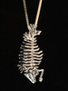 Phantom Angler Fish Skeleton - Silver